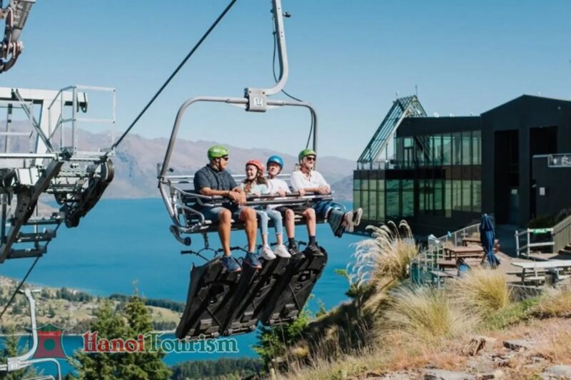 Cáp treo Skyline Gondola lên đỉnh núi Bob’s Peak - New Zealand
